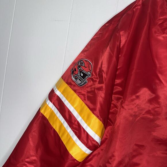 Starter New Age Modern Kansas City Chiefs Football Satin Jacket Size 4XL - Picture 5 of 9